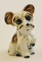 Jelzett kutyuska, kézzel festett, hibátlan, m: 18 cm