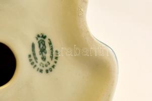 Jelzett kutyuska, kézzel festett, hibátlan, m: 18 cm