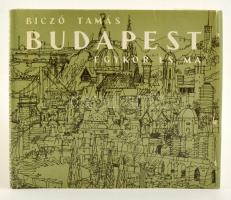 Biczó Tamás: Budapest egykor és ma. Bp., 1979, Panoráma. Kiadói egészvászon kötés, kiadói papír védőborítóban.