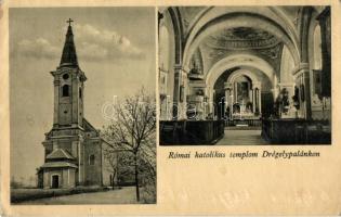 Drégelypalánk, Római katolikus templom, külső és belső nézet (EK)