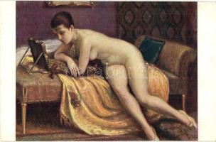 Jesitnost / Erotic nude lady art postcard s: Marecek