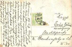 1916 Debrecen, Arany Bika szálloda. Kiadja Thaisz A. (Rb)