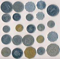 Málta 24db-os vegyes érme tétel T:2,2- Malta 24pcs of mixed coins C:XF,VF