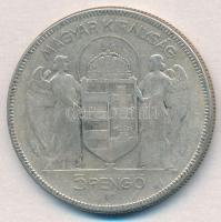 1930. 5P Ag "Horthy jobbra" T:3
Adamo P8