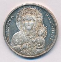 DN "II. János Pál pápa / Regina Poloniae" jelzett Ag emlékérem (12,05g/0.925/30mm) T:1- (e...