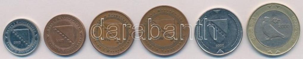 Bosznia-Hercegovina 1998-2007. 5f-2KM (6xklf) T:2,2-
Bosnia-Hercegovina 1998-2007. 5 Feninga - 2 Ko...