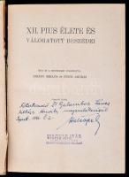 Zigány Miklós-Fényi András: XII. Pius élete és válogatott beszédei. Írta és a beszédeket fordította:...