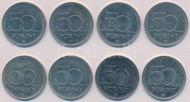 2004. 50Ft Cu-Ni "Magyar Köztársaság az Európai Unió tagja" (4x) + 2005. 50Ft Cu-Ni "...