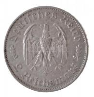 Német Harmadik Birodalom 1934F 2M Ag "Schiller születésének 175. évfordulója" T:1-,2
Germ...
