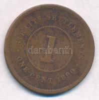 Straits Settlements / Brit gyarmat 1890. 1c Cu "Viktória" T:3 Straits Settlements / Britis...