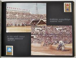 1973 A fegyverbarátság jegyében Csehszlovákiában rendezett III. katonai spartakiád fotóalbuma, 46 db...