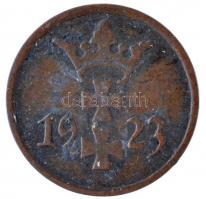 Danzig 1923. 1pf Br T:2  Danzig 1923. 1 Pfennig Br C:XF