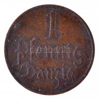 Danzig 1923. 1pf Br T:2 
Danzig 1923. 1 Pfennig Br C:XF