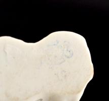 Lomonosov foxi, kézzel festett, jelzett, apró kopásokkal, m: 11,5 cm