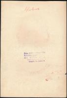 1931 Pál György (1906-1986): Nézzen meg az Angolparkban, reklám plakátterv, vegyes technika, papír, ...