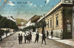 Sátoraljaújhely, Molnár István utca, gyerekek + K.u.K Militärzensur (b)