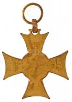 1913. "Mozgósítási Kereszt / 1912-1913-as Emlékkereszt" aranyozott Br kitüntetés mellszala...