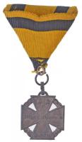 1916. Károly-csapatkereszt cink kitüntetés nem saját mellszalagon T:2 Hungary 1916. Charles Troop Cross Zn decoration with not original ribbon C:XF NMK 295.