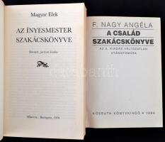 Vegyes szakácskönyv tétel, 2 db: 
Fényes Elek: Az ínyesmester szakácskönyve. Bp., 1978, Minerva. Ki...