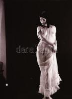 cca 1973 Titkos modellképző gyakorlatok, szolidan erotikus felvételek, 14 db vintage negatív + az ez...