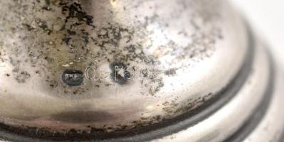 Ezüst(Ag) kupa, jelzett, mesterjeggyel, "1882-1932 aug.18." gravírozott felirattal m: 18 c...