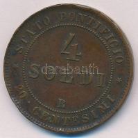 Olasz Államok / Pápai Állam 1868R 4S Cu "IX. Piusz" T:2- ph.
Italian States / Papal State...