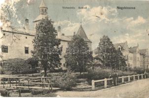 1917 Nagybiccse, Nagy-Bittse, Bytca; Schloss / kastély. Kiadja Spiegel J. / Bytciansky zámok / castle (b)