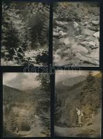 cca 1900 és 1950 Erdélyi tétel,  23 db vintage fotó, 9x12 cm és 18x24 cm között