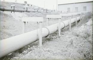 cca 1952 Sztálinvárosi riport, 53 db szabadon felhasználható vintage negatív + 12 db vintage fotó, a...