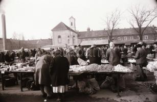 cca 1980 Kecskemét, helytörténeti jelentőséggel bíró felvételek a város változásairól, régi és új ép...