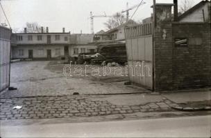 1977 Budapest, X. kerület, kőbányai helytörténeti jelentőséggel bíró felvételek a városrész változás...