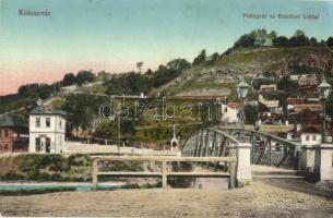Kolozsvár, Cluj; Fellegvár az Erzsébet híddal / Cetatuia / bridge (EK)