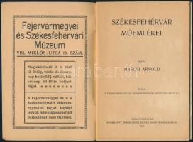 Marosi Arnold: Székesfehérvár műemlékei. Kiadja: Fejérvármegyei és Székesfehérvári Múzeumegyesület. ...
