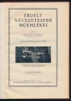 Möller István: Erdélyi nevezetesebb műemlékei. Historia kiadása. Bp., 1929, Kir. M. Egyetemi Nyomda,...