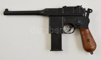 Mauser C96 replika airsoft pisztoly, h: 30 cm