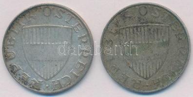 Ausztria 1958. 10Sch Ag (2x) T:2 patina
Austria 1958. 10 Schilling Ag (2x) C:XF patina