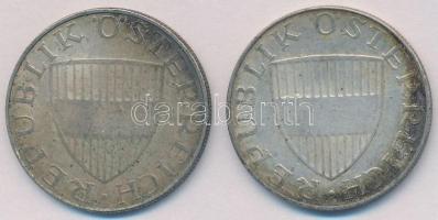 Ausztria 1970. 10Sch Ag (2x) T:2 patina
Austria 1970. 10 Schilling Ag (2x) C:XF patina