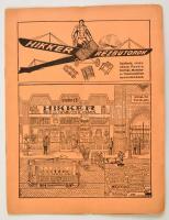 cca 1910 Hikker réz és vas bútor gyár képes termékkatalógus 16p.