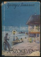 Georges Simenon: A szökevény. Fordította: Rónay György. Bp.,1944,Révai. Kiadói félvászon-kötés, kiadói hiányos, szakadt illusztrált papír védőborítóban.