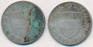 Ausztria 1958. 10Sch Ag (2x) T:2 patina
Austria 1958. 10 Schilling Ag (2x) C:XF patina