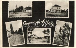 Gyergyóalfalu, Alfalau, Untersdorf, Joseni; templom, utcaképek / church, street view