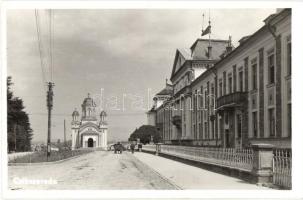 Csíkszereda, Miercurea Ciuc; Ortodox templom és prefektúra / Orthodox church and prefecture