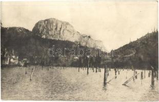 1940 Gyergyószentmiklós, Gheorgheni; Gyilkos tó / Lacul Rosu / lake. Foto Nagy