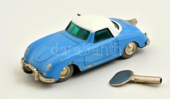 Régi Lilliput Micro-Racer Porsche 1047 felhúzhatós kisautó eredeti dobozában kulccsal, h:10 cm