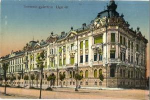 Temesvár, Timisoara; Gyárváros, Ligeti út. Kiadja Uhrmann Henrik / Fabrica, street view