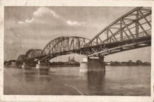 Komárom, Komárno; Nagy Duna híd / Dunajsky most / Große Donaubrücke / Danube bridge (fa)