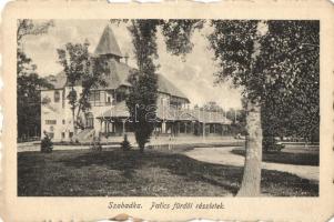 Palics, Palic (Szabadka, Subotica); fürdő. Kiadja Lipsitz / bathing hall, spa house (EK)