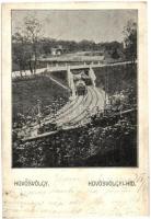 1903 Budapest II. Hűvösvölgyi híd, villamosok (fl)