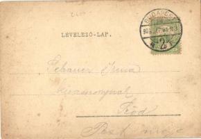 1903 Budapest II. Hűvösvölgyi híd, villamosok (fl)