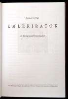 Kovács György: Emlékiratok, egy középvezető látószögéből. Bp., 2005, FilmTrans KKT. A szerző dedikác...